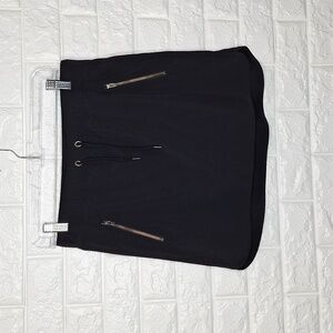 ATHLETA Black Lightweight Skirt with Built In Shorts Skort